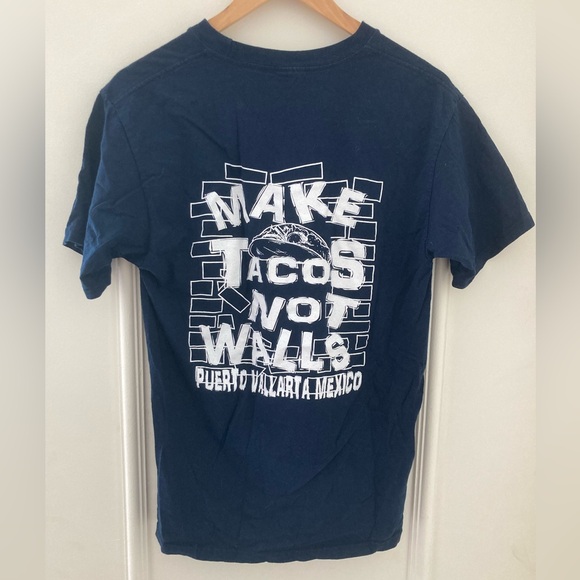 Make Tacos Not Walls T-shirt - Picture 2 of 5